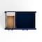 Castello Usa Yamyam 36" Blue Vanity with Chrome Handles (Right Base Only) CB-YAM-36B-R-CHR-VBO - alternate 4